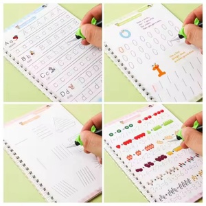 Cuaderno de Práctica de Caligrafía Mágica, 4 Piezas, Cuaderno de Escritura en Inglés para Niños, Libro de Impresión Caligráfica, Entrenamiento de Caligrafía Infantil - Product Image 2