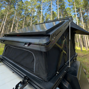 Tente de toit de voiture légère et portable, installation facile, Dachzelt, tente de toit de voiture, coque rigide, supports de toit, tente de toit avec échelle, voyageurs - Product Image 2