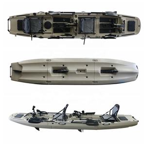 卸売 新製品 カスタマイズカラー対応 レジャー用 フィッシングペダルカヤック Viking 2-3年保証付き シットオントップ 14.5フィート - Product Image 1