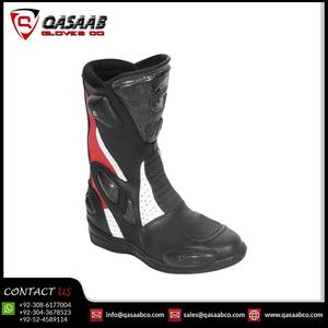 Botas transpirables de cuero cómodo para hombre Pro-Biker, zapatos de moto de carreras, botas de Motocross para hombre, ciclistas, barcos - Product Image 2