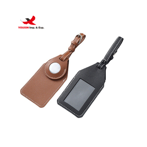 Hot Selling Durable Travel Suitcase <b>ID</b> <b>Tag</b> Portable PU Leather Solid Color Luggage <b>Tag</b> - Product Image 6