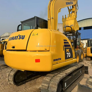 รถขุดไฮดรอลิกแบบตีนตะขาบมือสอง รุ่น Komatsu PC70-8 พร้อมเครื่องยนต์ Cummins ความจุบุ้งกี๋ 0.65 ลบ.ม. น้ำหนักใช้งาน 7000 กก. - Product Image 3