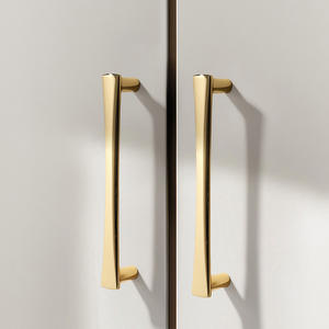 Zinc Alloy Modern Cabinet Door Drawer <b>Handles</b> for <b>Kitchen</b> Bedroom Wardrobe & Dresser-Durable Easy Installation - Product Image 1