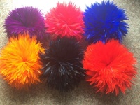 4-6 pulgadas (10-12 cm) nerviosa Gallo silla Hackle plumas