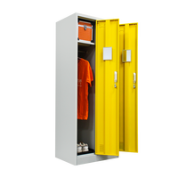 Armoire métallique moderne à deux portes en acier, robuste et personnalisable, pour salle de classe, atelier, appartement, maison, mobilier et rangement de vêtements