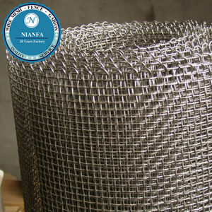 Pantalla de tejido liso de malla de alambre de metal cuadrado de acero inoxidable 304 316 en técnica tejida de precio moderado - Product Image 2