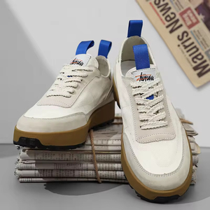 Chaussures <span class=keywords><strong>de</strong></span> sport rétro vintage pour hommes 2025 – Baskets décontractées respirantes en maille <span class=keywords><strong>de</strong></span> haute qualité pour la marche en extérieur – Printemps, automne, hiver – Semelle en caoutchouc - Product Image 1