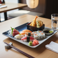 Assiette carrée en mélamine personnalisable avec logo, écologique, sans BPA, de luxe, pour service rapide, idéale pour restaurants et budgets contrôlés