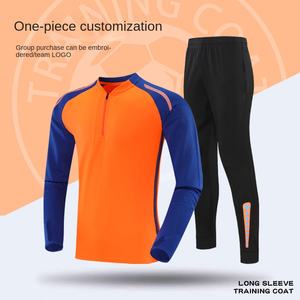 Otoño Invierno chaquetas de fútbol <span class=keywords><strong>Madrid</strong></span> fútbol chándal conjunto de manga larga de los hombres de forro polar ropa de fútbol para el fútbol - Product Image 3