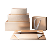 Boîte cadeau pliante avec logo personnalisé gaufrage finition mate feuille Boîtes magnétiques en papier imprimé pour emballage cadeau de Noël à usage industriel