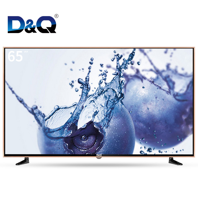 Оригинальный D &amp; Q led smart tv 65 дюймов 4k ultra hd большой экран телевизор для отеля