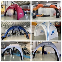 Tente de réception gonflable pour événements sportifs, logo personnalisé, chapiteau gonflable en PVC, tente dôme gonflable