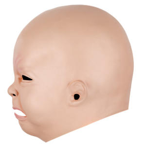 Tête complète <span class=keywords><strong>Latex</strong></span> Reborn Doll réaliste 3 D enfant bandeau masque fête couvre-chef Halloween costume accessoires raya <span class=keywords><strong>adulte</strong></span> costume - Product Image 6