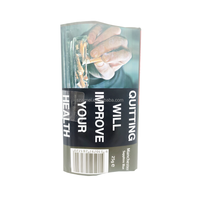 Vente en gros de pochette vide en plastique imprimée à rouler à la main pour feuilles de tabac 25g 30g sac de substituts de tabac à fumer