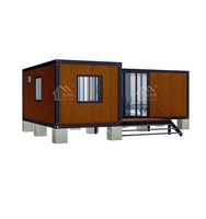 Maison préfabriquée de luxe en acier, plan de maison conteneur détachable pour hôtel, bureau ou abri de voiture