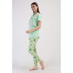 ชุดนอนผู้หญิงผ้าไลโอเซลล์ คอโอ แขนสั้น กระโปรงยาว พร้อมกางเกงรัดรูปปลายรูปไข่ ชุดนอนแสนสบาย - Product Image 3