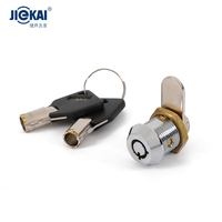 JK361 Serrure à came ATM 16 mm en laiton, serrure à came tubulaire avec clé de retenue