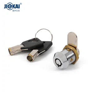 JK361 16毫米 ATM 凸轮锁黄铜管状钥匙凸轮锁保留钥匙凸轮锁低价格