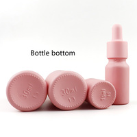 Flacons compte-gouttes en verre rose de 10 ml, 15 ml, 20 ml, 30 ml, 50 ml, résistants aux UV, pour huiles essentielles et aromathérapie