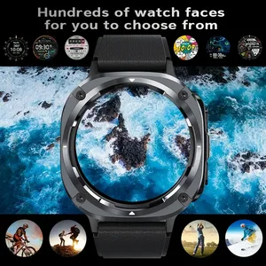 Reloj Inteligente S90, Llamadas Bluetooth, Recordatorio de Mensajes, Correa de Acero Inoxidable, Función de Linterna, Compatible con iPhone/Android - Product Image 4