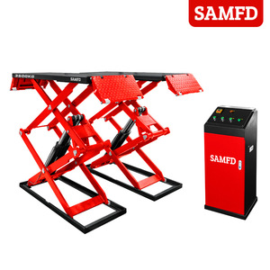 <span class=keywords><strong>Lift</strong></span> Gunting Horizontal Hidrolik Elektrik 3.5T untuk Garasi, <span class=keywords><strong>Lift</strong></span> Mobil Rendah 220/380V 2.2kW dengan Layar Digital - Product Image 4