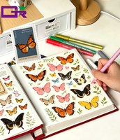 Pegatinas personalizadas de vinilo impermeable estilo vintage para diario, álbum de recortes, planificador, DIY, pegatinas troqueladas para diario