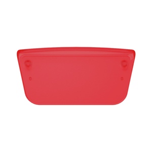 EXtremeRate Custom Clear <b>Red</b> Part Touch Pad Replacement Touchpad for <b>Ps5</b> <b>Controller</b> BDM-010/020/030/040/050 - Product Image 1