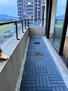 Eco-Friendly Garden <b>Wood</b> Grain Decking Tiles Outdoor Interlocking Floor Tiles - Product Image 6