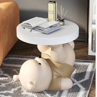 Table de chevet Hot Energy Bear, plateau, articles de décoration de sol, accessoires pour la maison, meuble TV à côté du canapé, cadeaux de pendaison de crémaillère