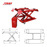 Pont élévateur ciseaux hydraulique électrique 3000 kg pour voitures, levée 110 mm, pour service de roues et pneus, 380V 220V 2.2kw 1200mm, équipement de garage