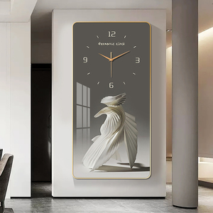 Đồng hồ trang trí Im Lặng-retro sang trọng Châu Âu, nghệ thuật tùy biến cho phòng khách và hành lang - Product Image 1