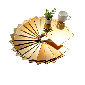 Panneau miroir acrylique Xinyuan Jiachuang, taille personnalisée, décoration intérieure, surface claire et légère - Product Image 1