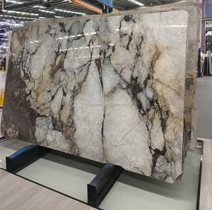 Lujo Brasillia gris mármol losas Calacatta hierro mármol gris oro rosa decoración azulejos modernos pared piso azulejos para Hotel Villa pared - Product Image 3