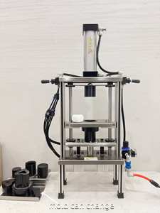 Small Low-Cost Desk Top Pneumatic CNC Semi Auto Bath Bomb Making <b>Machine</b> with Pneumatic Press Motor & Pump Made in China - Product Image 4