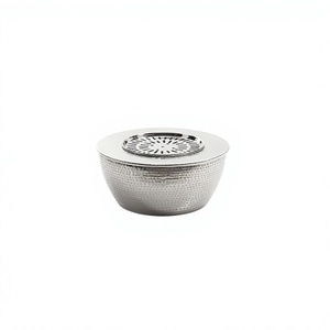 กาต้มน้ำร้อนทรงกลมคุณภาพดีที่สุด สีเงินอะลูมิเนียม สำหรับงานแต่งงาน - Product Image 1