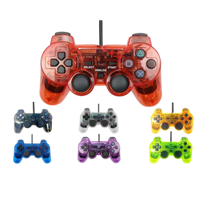 2025r Slim Ps2 có dây điều khiển kép rung sốc <span class=keywords><strong>joystick</strong></span> Gamepad cho PS2 <span class=keywords><strong>USB</strong></span> <span class=keywords><strong>PC</strong></span> Trò chơi giao diện điều khiển phụ kiện - Product Image 5