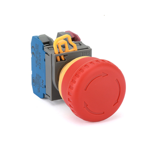 Nút chuyển đổi LAY6F-10 phẳng Đầu Báo Chí loại tự khóa tự đặt lại điểm kiểm soát công suất bắt đầu dừng 22mm - Product Image 3