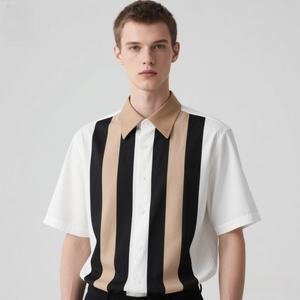 <span class=keywords><strong>Camicia</strong></span> da uomo <span class=keywords><strong>in</strong></span> popeline <span class=keywords><strong>Slim</strong></span> <span class=keywords><strong>Fit</strong></span> a maniche lunghe Casual con bottoni a righe camicie da lavoro <span class=keywords><strong>in</strong></span> <span class=keywords><strong>lino</strong></span> di cotone - Product Image 5