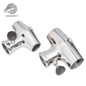 Support de mât de bannière Inherit Marine pour tuyau de 22-25 mm en acier inoxydable, quincaillerie de yacht - Product Image 1