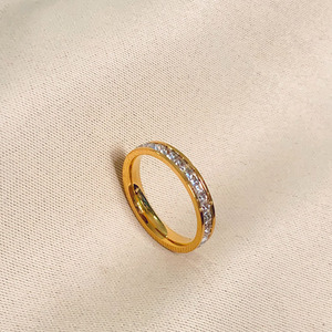 Vòng thép không gỉ cho nam giới và phụ nữ, phong cách cổ điển, Vòng đồng bằng, không phai, vài ngón tay trỏ phù hợp với vòng - Product Image 4