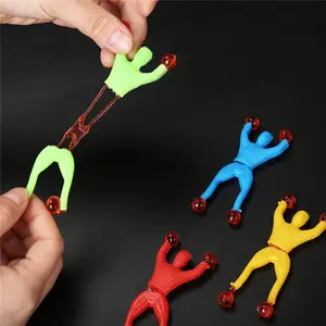 Factory Price Wholesale Newest Pop Fun Sticky Toys On The Wall Sticky Small Spider Man Climbing Wall kids Toys