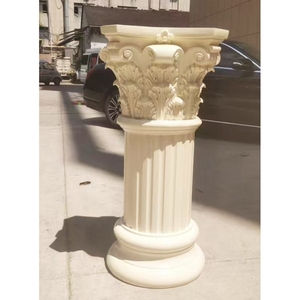 Columnas Decorativas para Fiestas HJ240008, Columna de Mármol Beige, Pilar Romano Moderno para Decoración de Fondo de Escenario de Boda - Product Image 3