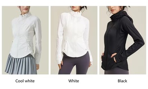 เสื้อแจ็คเก็ตกีฬาผู้หญิงแบบมีฮู้ด ป้องกันแสงแดด UPF50+ เนื้อผ้าไนลอน/สแปนเด็กซ์ ให้ความรู้สึกเย็นสบาย เหมาะสำหรับการเดินป่า ท่องเที่ยว และกิจกรรมกลางแจ้ง - Product Image 6