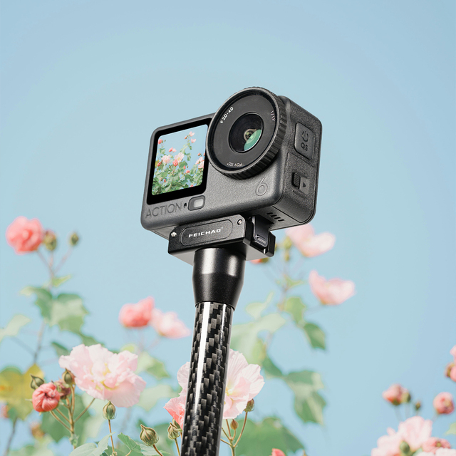 Aluminum Alloy Magnetic Quick Release Adapter with 1/4 Inch Arri Locating Base for DJI Action 6 for Osmo Nano Camera Accessories