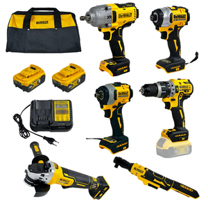 Juego de Herramientas Eléctricas Confiables y Duraderas, Seguras y Fáciles de Usar, Juego de Herramientas para <span class=keywords><strong>Principiantes</strong></span>, Juego de Herramientas con Taladro de Impacto de Batería de Litio de Alta Potencia - Product Image 1
