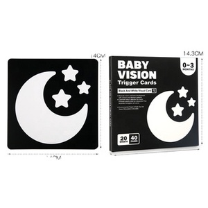 Baby Leren Visiekaarten Educatieve Kinderen Visuele Stimulatie Kaarten Op Maat Gedrukte Flash-Kaarten Intelligentie Speelgoed - Product Image 4