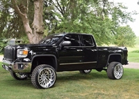 Velg Tempa 22x12 22x14 24x14 26x16 8x170 8x165.1 8x180 Model Teardrop Mesh Poles untuk RAM 2500 F250 F350 Silverado HD
