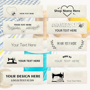 Etiquetas de Algodón para el Cuidado de la Ropa con Logotipo de Marca Ecológicas y Económicas, Etiquetas de Algodón Orgánico 100% Suaves Impresas - Product Image 3