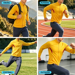 Custom Winter <b>Thermal</b> Soccer Jerseys Men Women Kids Football <b>Tracksuit</b> Kits Fitness Sets Running Training Suit Zipper Sportswear - Product Image 5