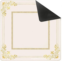 Tapis de table en terre de diatomée de style américain, tapis de protection pour table de mahjong, résistant à la saleté et à l'usure pour la maison